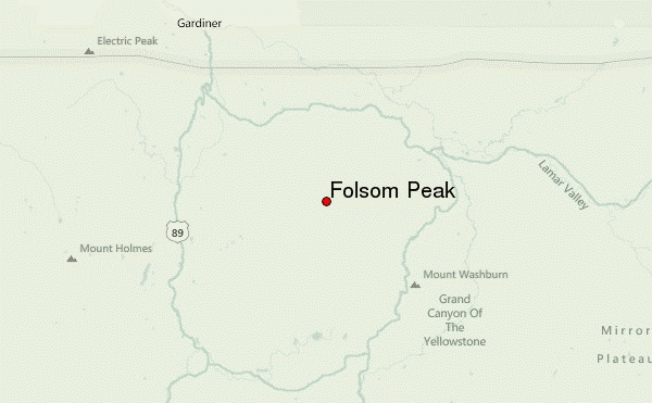 Folsom Peak Location Map