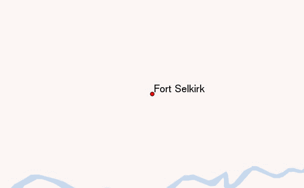 Fort Selkirk Location Map