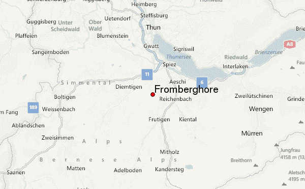 Fromberghore Location Map
