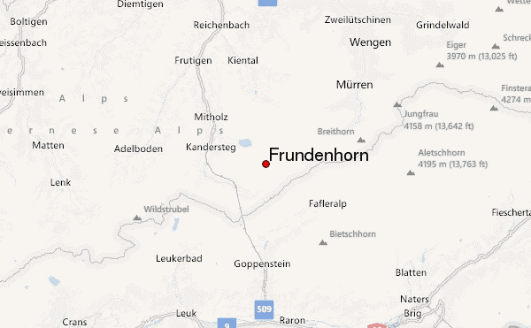 Fründenhorn Location Map