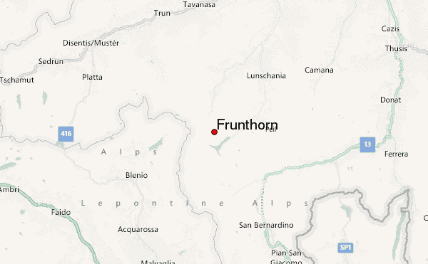 Frunthorn Location Map