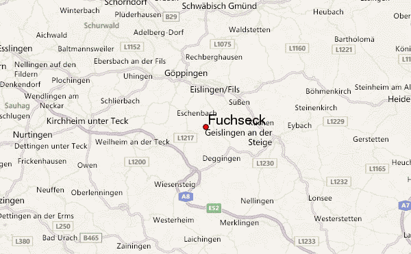 Fuchseck Location Map