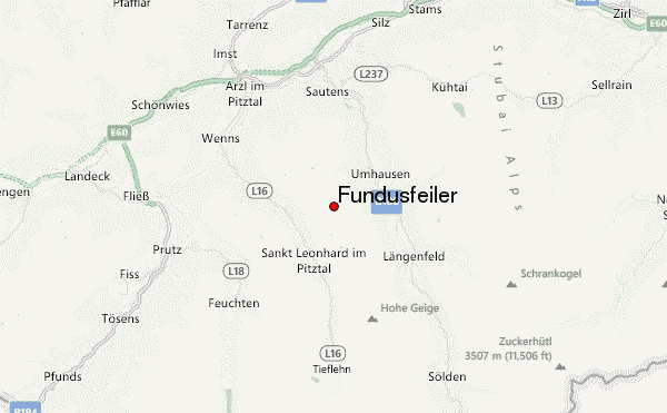 Fundusfeiler Location Map