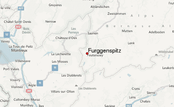 Furggenspitz Location Map