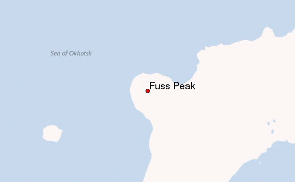 Fuss Peak Location Map