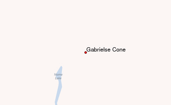 Gabrielse Cone Location Map