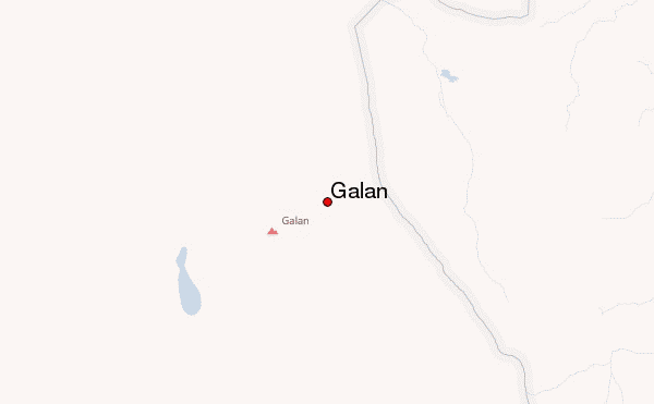 Galán Location Map