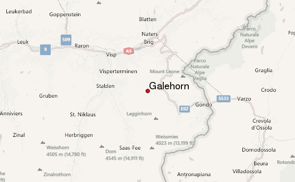 Galehorn Location Map