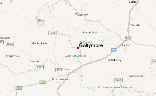 Galtymore Location Map