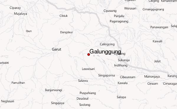 Galunggung Location Map