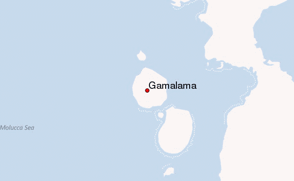 Gamalama Location Map