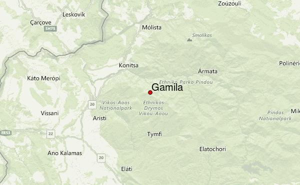 Gamila Location Map