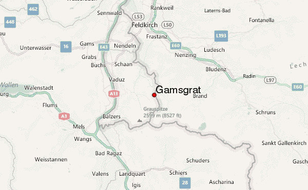 Gamsgrat Location Map