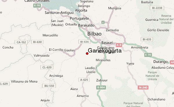 Ganekogorta Location Map