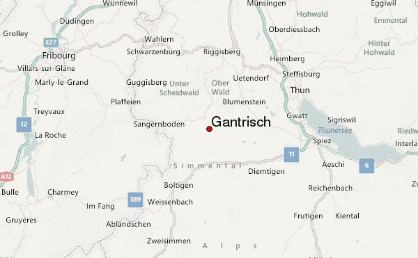 Gantrisch Location Map
