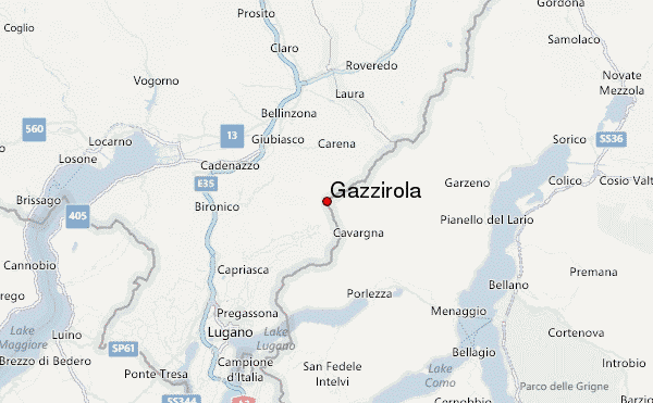 Gazzirola Location Map