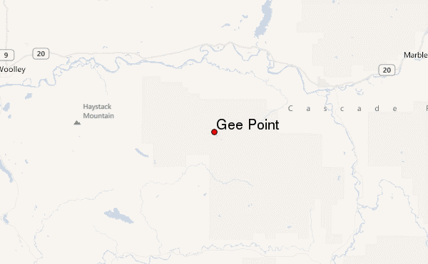 Gee Point Location Map