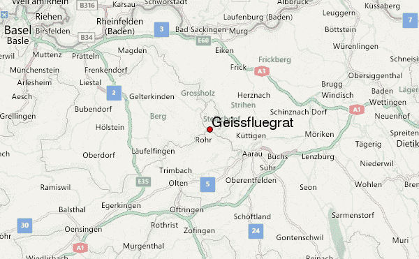 Geissfluegrat Location Map