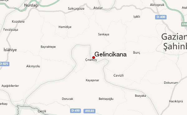Gelincikana Location Map
