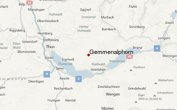 Gemmenalphorn Location Map
