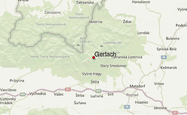 Gerlach Location Map
