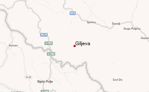 Giljeva Location Map