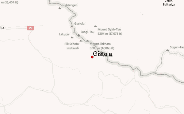 Gistola Location Map