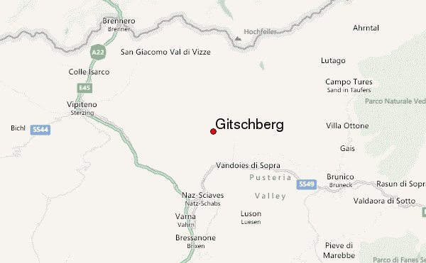 Gitschberg Location Map