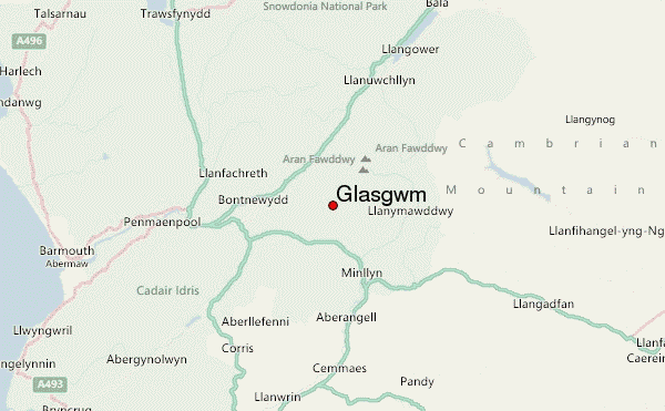 Glasgwm Location Map