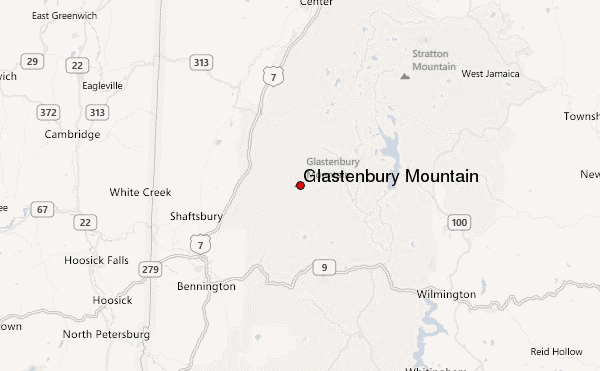 Glastenbury Mountain Location Map