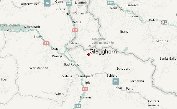 Glegghorn Location Map