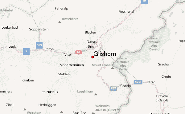 Glishorn Location Map