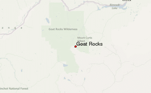 Goat Rocks Location Map