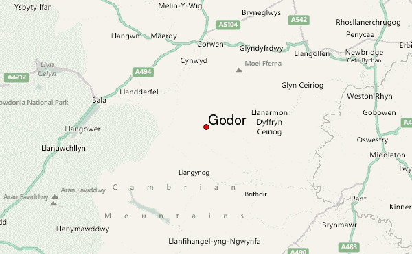 Godor Location Map