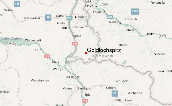 Goldlochspitz Location Map