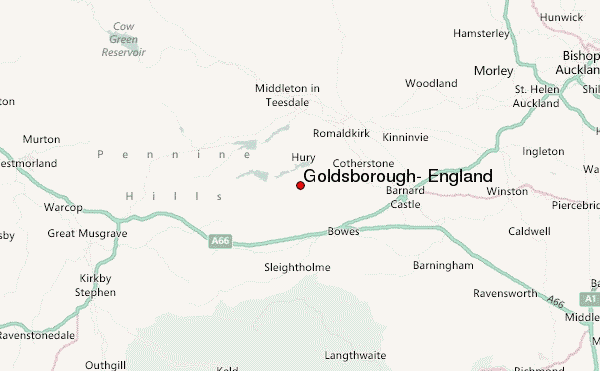 Goldsborough, England Location Map