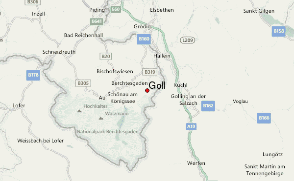Göll Location Map
