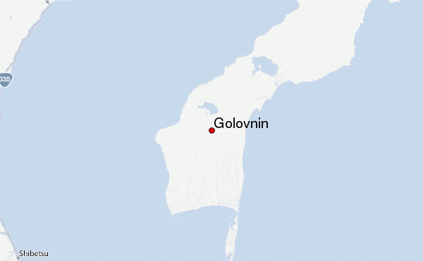 Golovnin Location Map