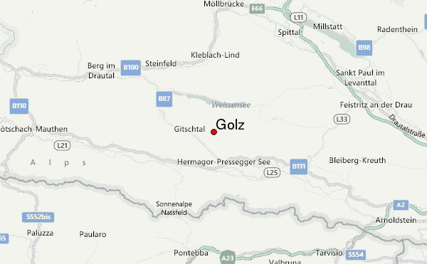 Golz Location Map