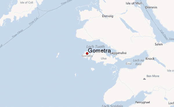 Gometra Location Map