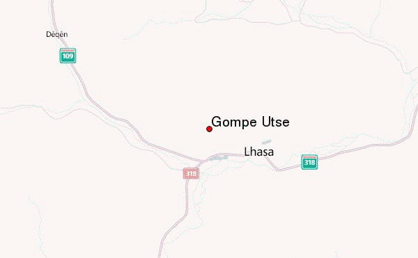 Gompe Utse Location Map