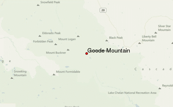 Goode Mountain Location Map