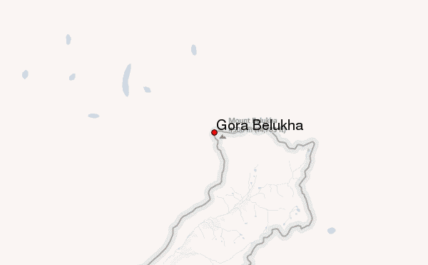 Gora Belukha Location Map