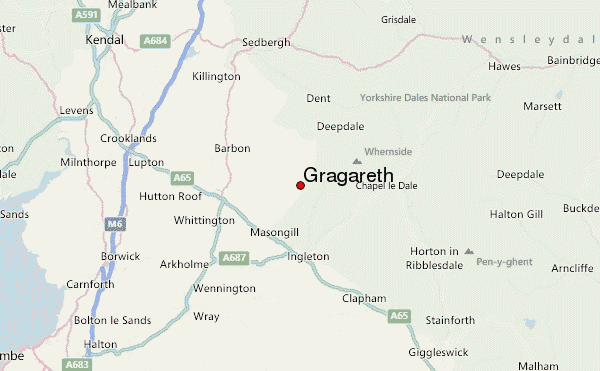 Gragareth Location Map