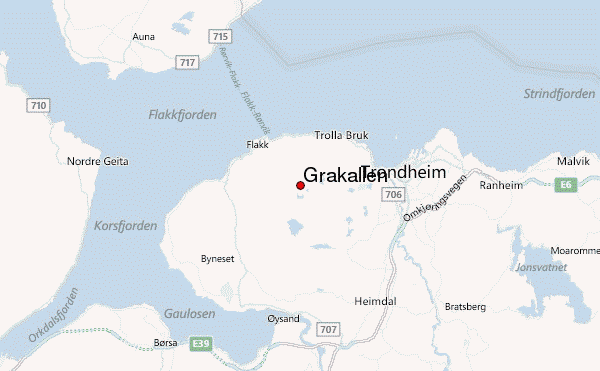 Gråkallen Location Map