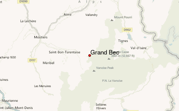Grand Bec Location Map