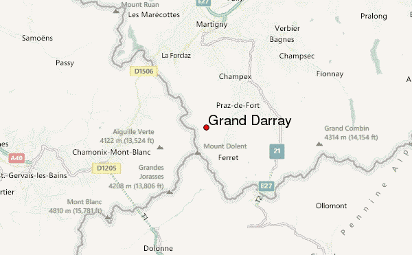 Grand Darray Location Map