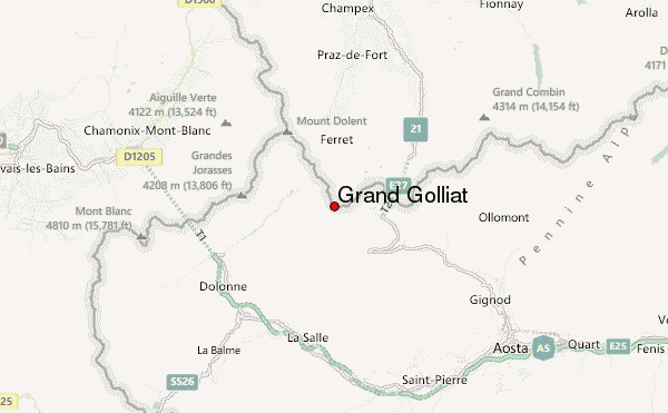 Grand Golliat Location Map