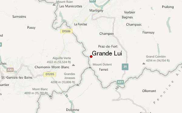 Grande Lui Location Map