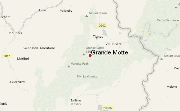 Grande Motte Location Map